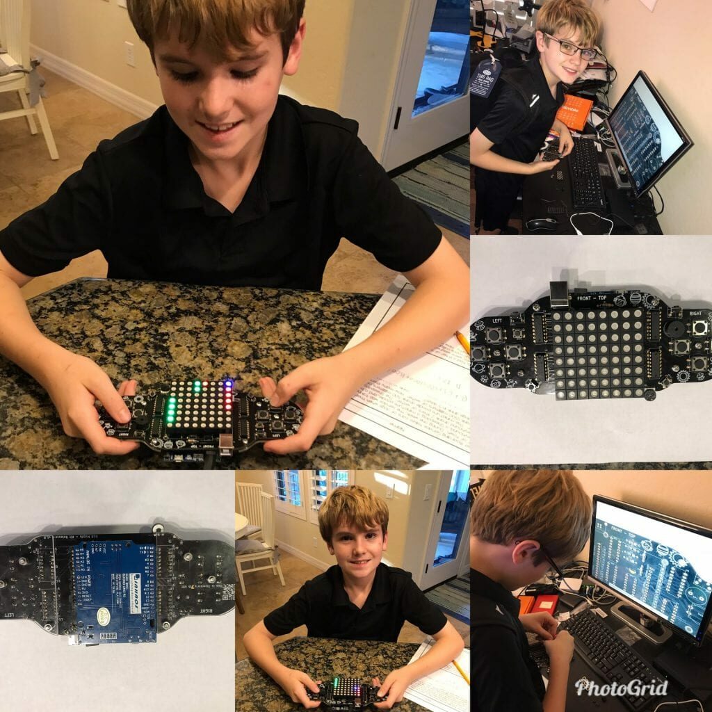 boy uses Thimble to make video game controller